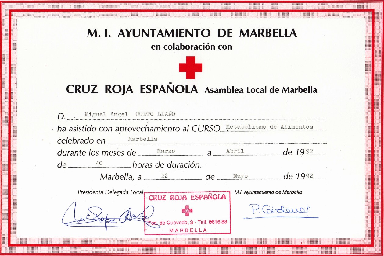 Cruz Roja Metabolismo de alimentos 2 - Metabolismo de Alimentos - Cruz Roja Española